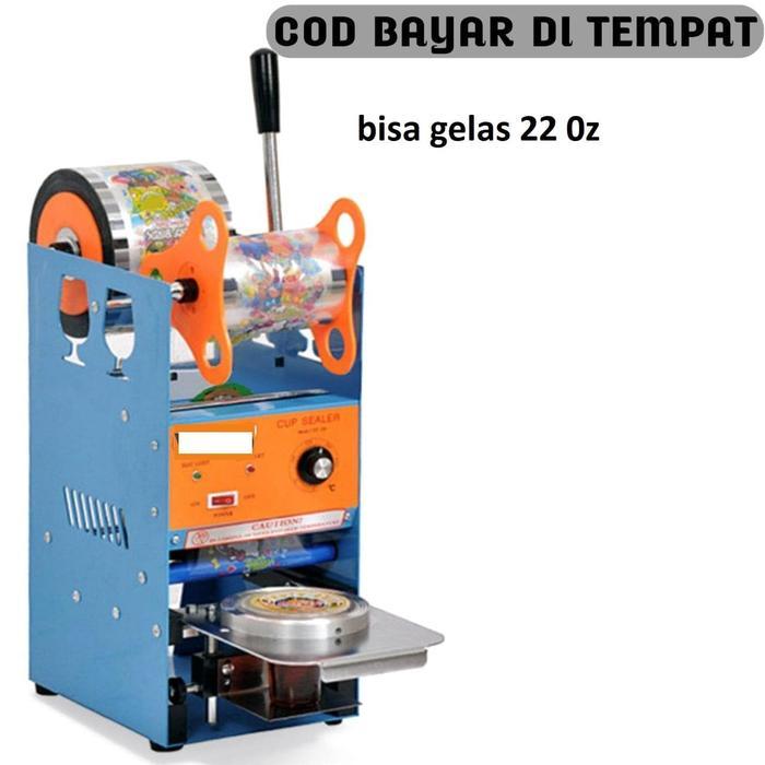 OMICKO MESIN CUP SEALER PRESS GELAS PLASTIK MAX GELAS 22OZ