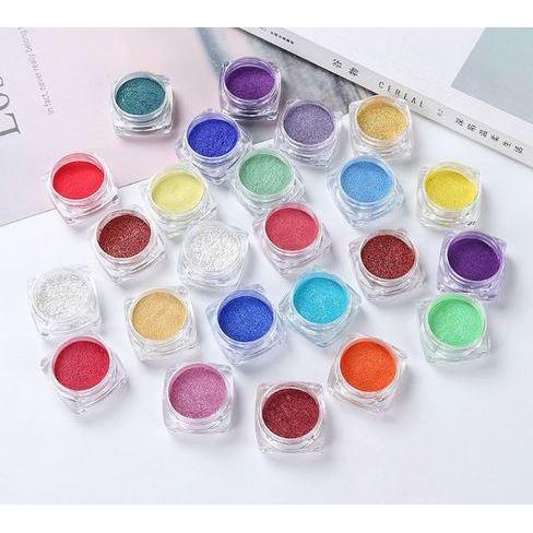 Promo 12 Color Resin Dye Pearl Pigment - Bubuk Mica Pewarna Resin (12 Warna)