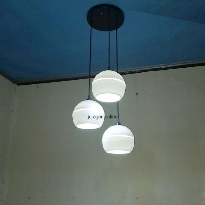 Lampu Gantung 3In1 Bulat Lampu Hias Gantung Minimalis