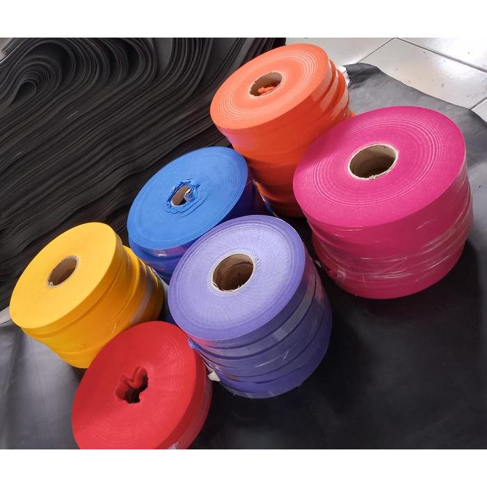 Kain spunbond 40gsm potongan 2.5cm(1keping=panjang 250m)