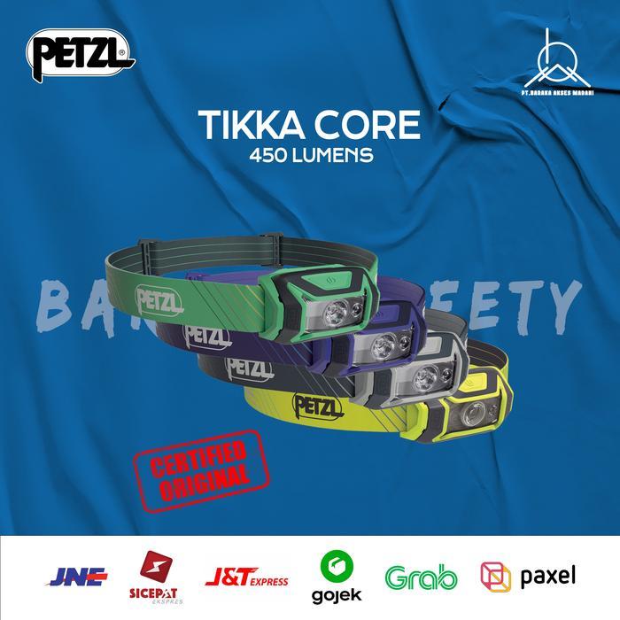 PETZL TIKKA CORE Rechargeable, Easy-to-Use Headlamp with 450 Lumens
