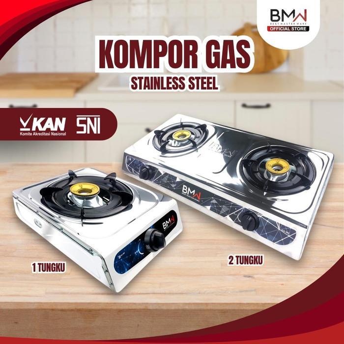 Sanken Living - Baru Launching Kompor Gas 1 Tungku & 2 Tungku Kompor Gas Pematik Stainless Otomatis