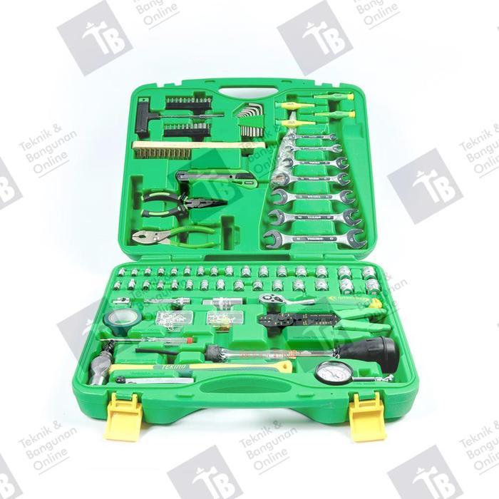 TEKIRO TOOL SET 130 PCS / TOOLSET TEKIRO 130 pcs / Mekanik tool set / mechanic TEKIRO