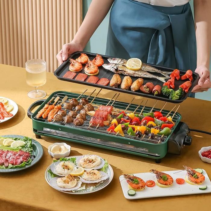KOREAN PAN BBQ GRILL 2 IN 1 / BBQ ELEKTRIK GRILL / KUALI PANGGANG