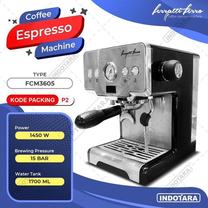 Ferratti Ferro Espresso Machine FCM3605