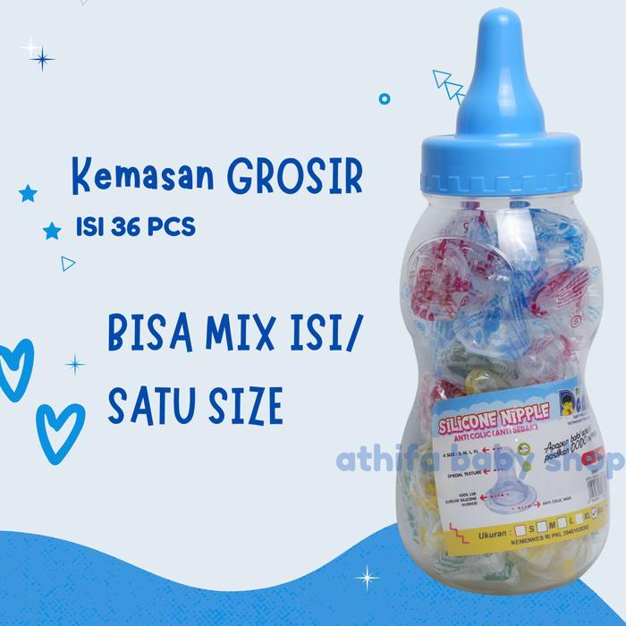 Terlaris Grosir Dot Parestaltic Niple Dodo Reliable S M L XL Mix Universal Dot Bayi Niple Bayi SALE