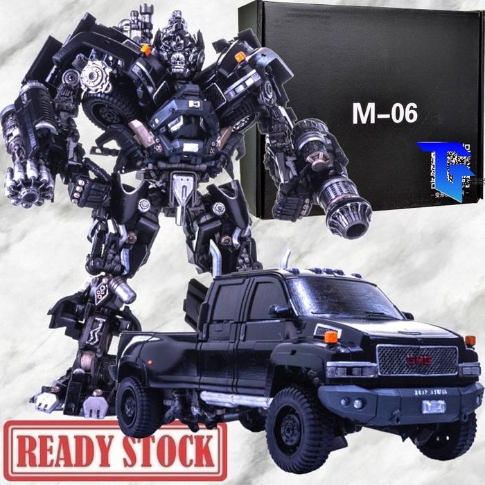 Ready WEIJIANG Black Apple Transformers M06 Autobot IronHide - WJ MPM06 KO Oversize