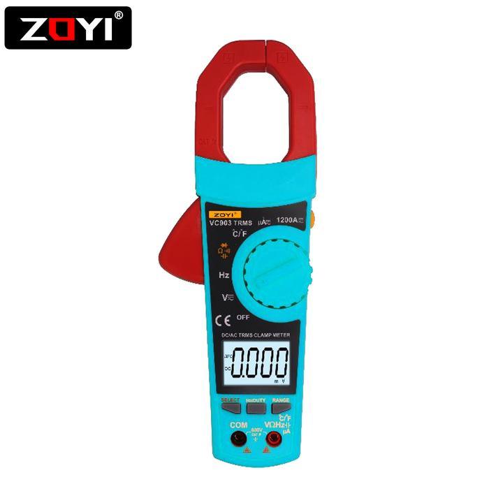 ZOYI VC903 Auto Range Clamp Meter Tang Amper Digital Tang Ampere AC DC