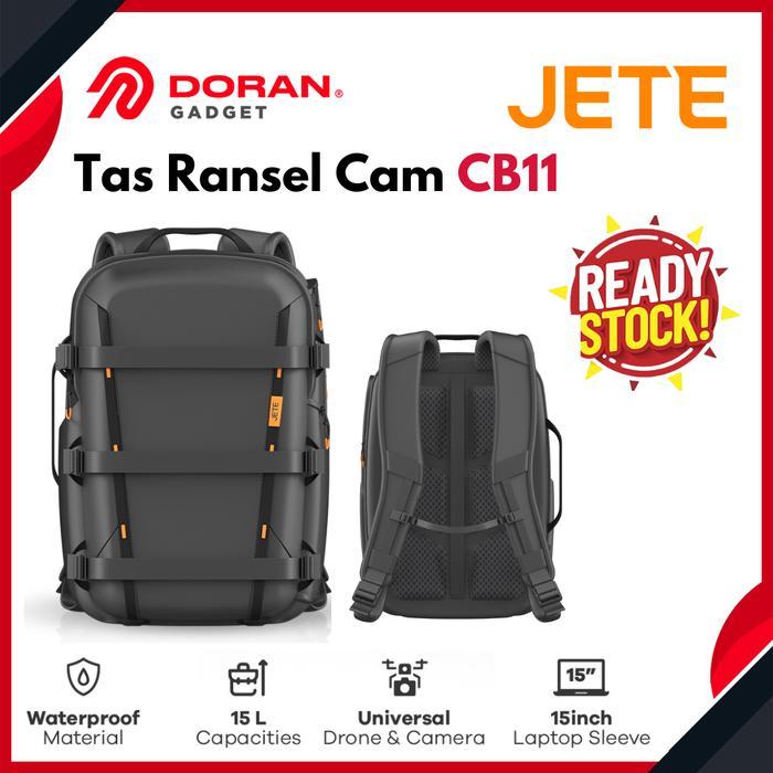 JETE CB11 Tas Ransel Kamera Drone Mavic FPV Backpack Waterproof with Rain Cover - Tas Gendong Camera
