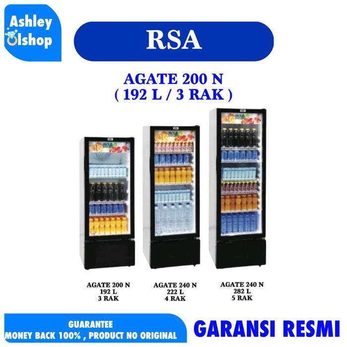 SHOWCASE MURAH PROMO SHOWACASE 192L RSA AGATE200 RSA AGATE200N 192 L
