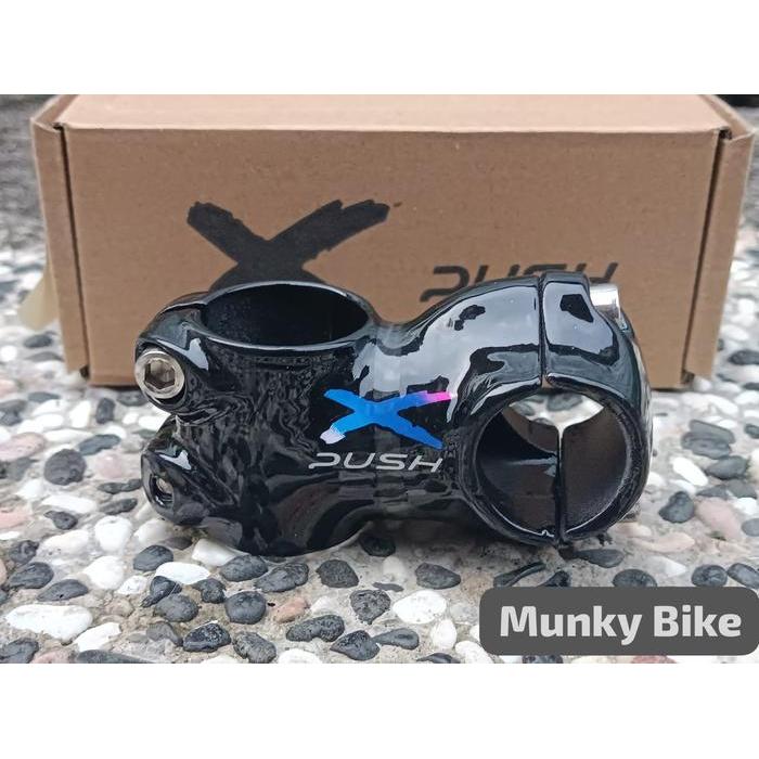 Xpush Stem carbon Alloy 50mm Clamp 25.4 fork 28.6 mm sepeda Pushbike
