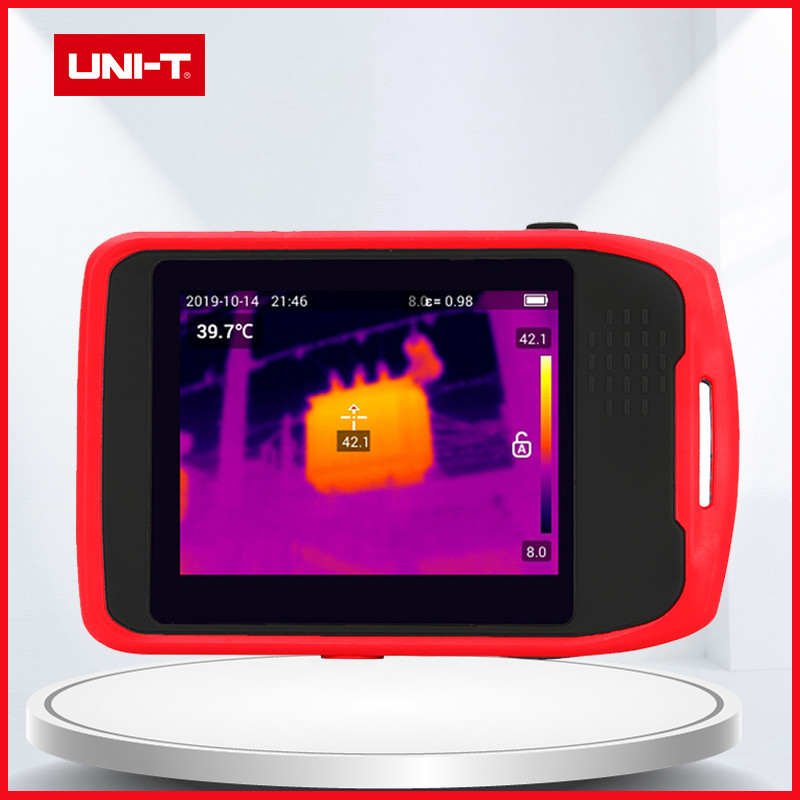 UNI-T UTi120T Pocket Thermal Imager Alat Ukur Suhu Portabel Layar Sentuh LCD Analisis PC Koneksi WIF