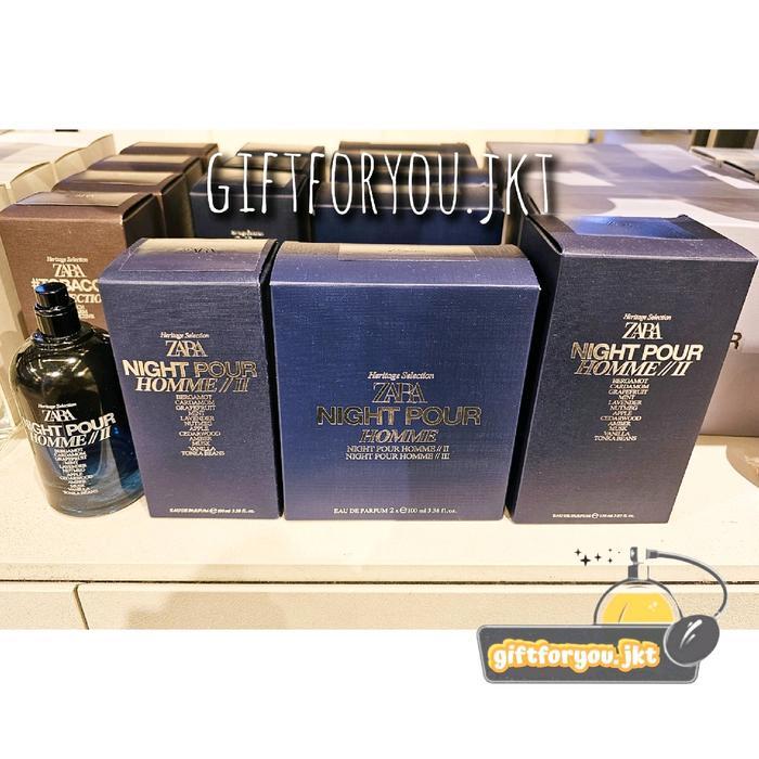 Parfum Zara Man Night Pour Homme Ii Edp 100 150 Ml Perfume Pria Cowok Laki Laki
