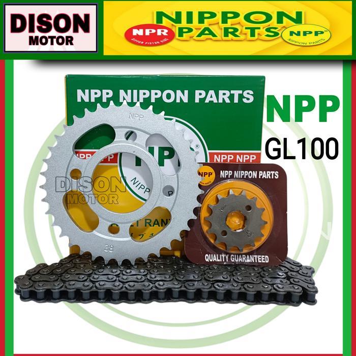 Paling Murah Gear Set Npp Gl 100 Original Girset Gearset Gl 100 Npp Rantai Terlaris