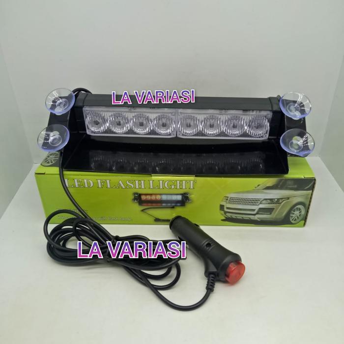 LAMPU LED STROBO DASHBOARD MOBIL - STROBO LED DASBOARD MOBIL 12V