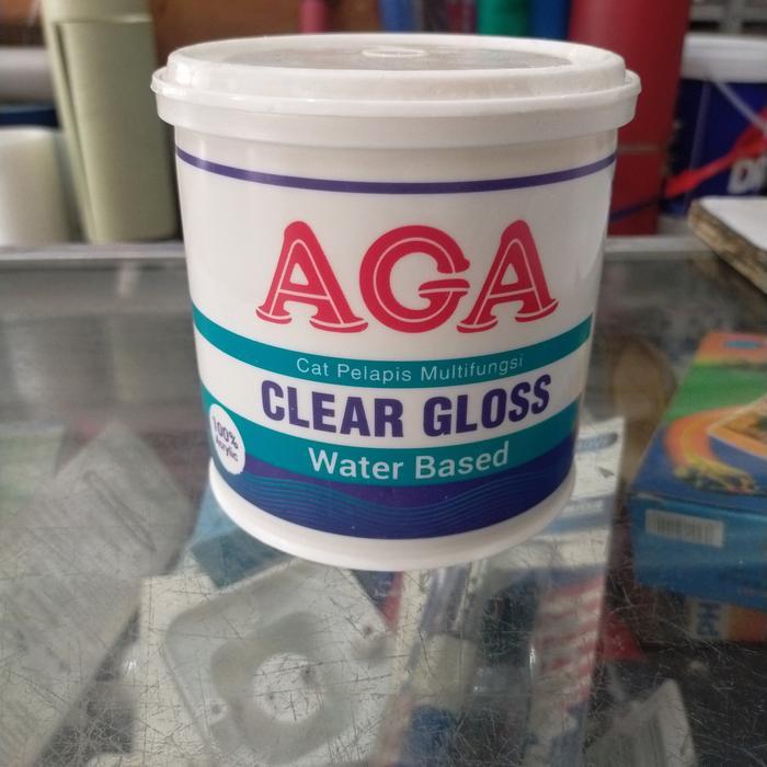 PROMO Aga pelapis cat. clear gloss. aga pelapis clear untuk lukisan, mebel
