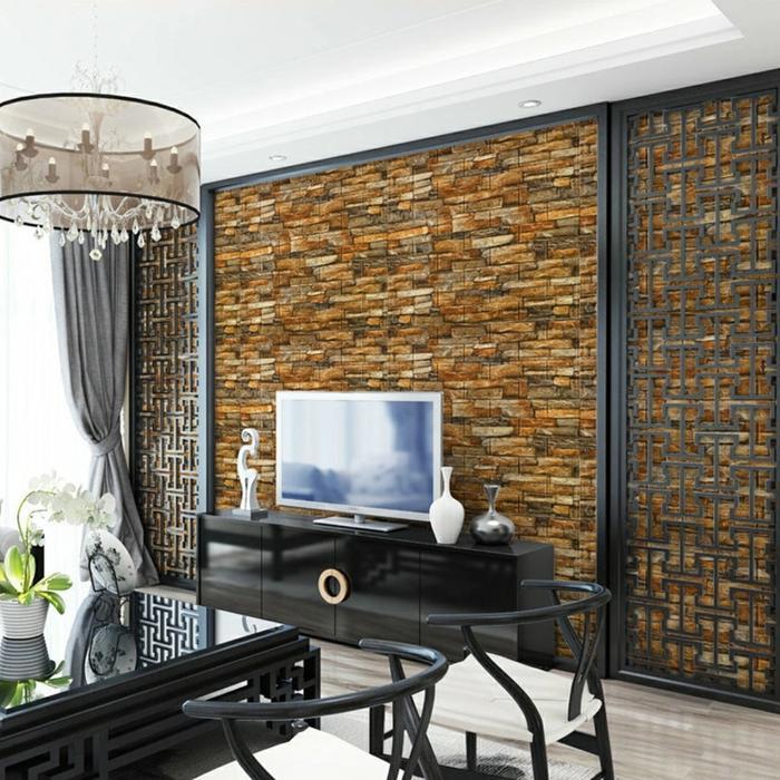 MNTB" WALLPAPER FOAM 3D MOTIF BATU ALAM H 040