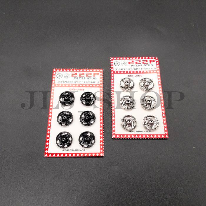 JTTOP KANCING JEPRET / KANCING CETET 222 UKURAN 14MM