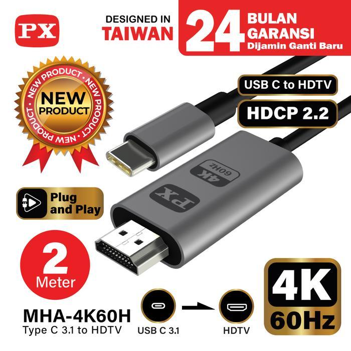 Sale Kabel USB Type C 3.1 to HDTV Converter Dongle MHL Mirroring Cable 4K UHD 60Hz Anycast Dongle