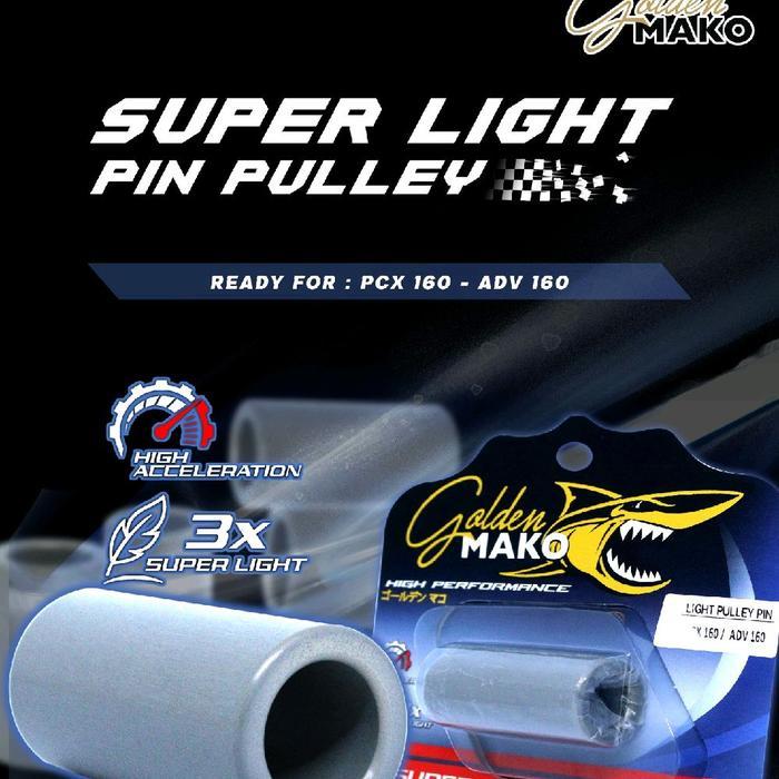 BOSH BOSHING BUSHING SUPER LIGHT PIN PULLEY CVT GOLDEN MAKO PCX 160 ADV 160