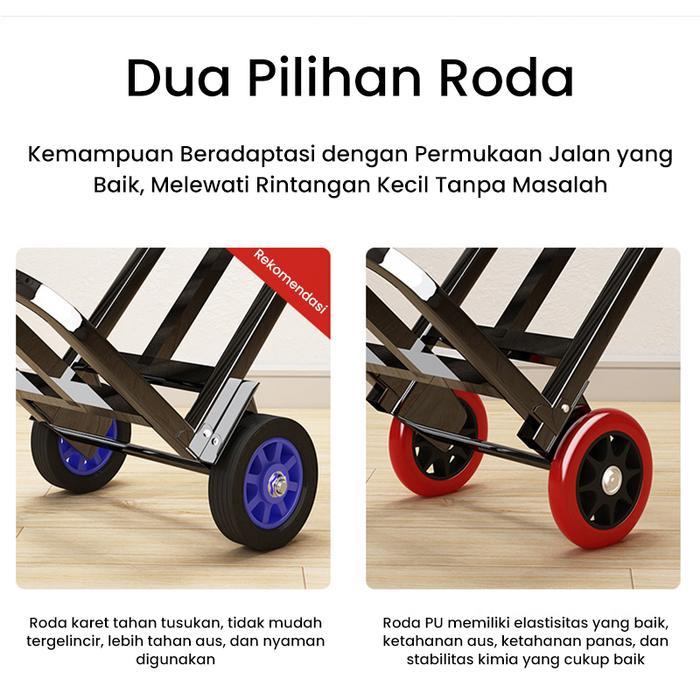 Trolley Lipat Serbaguna - Troli Galon Galon Air, Tabung Gas Elpiji, Dan Barang Berat - Bahan Besi