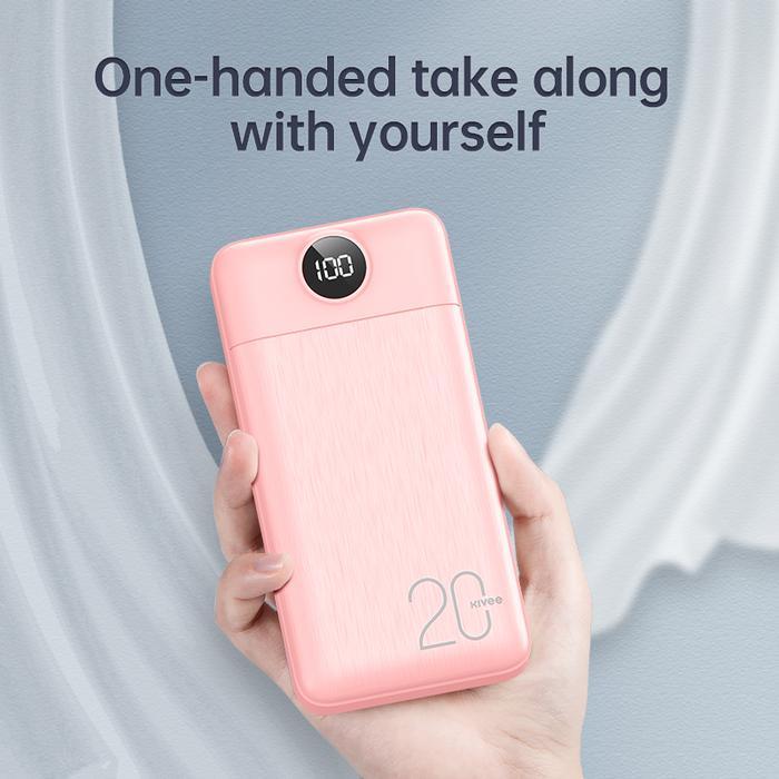 KIVEE Hot sale 20000mAh /10000mAh power bank Super fast charging power bank for iPhone Samsung