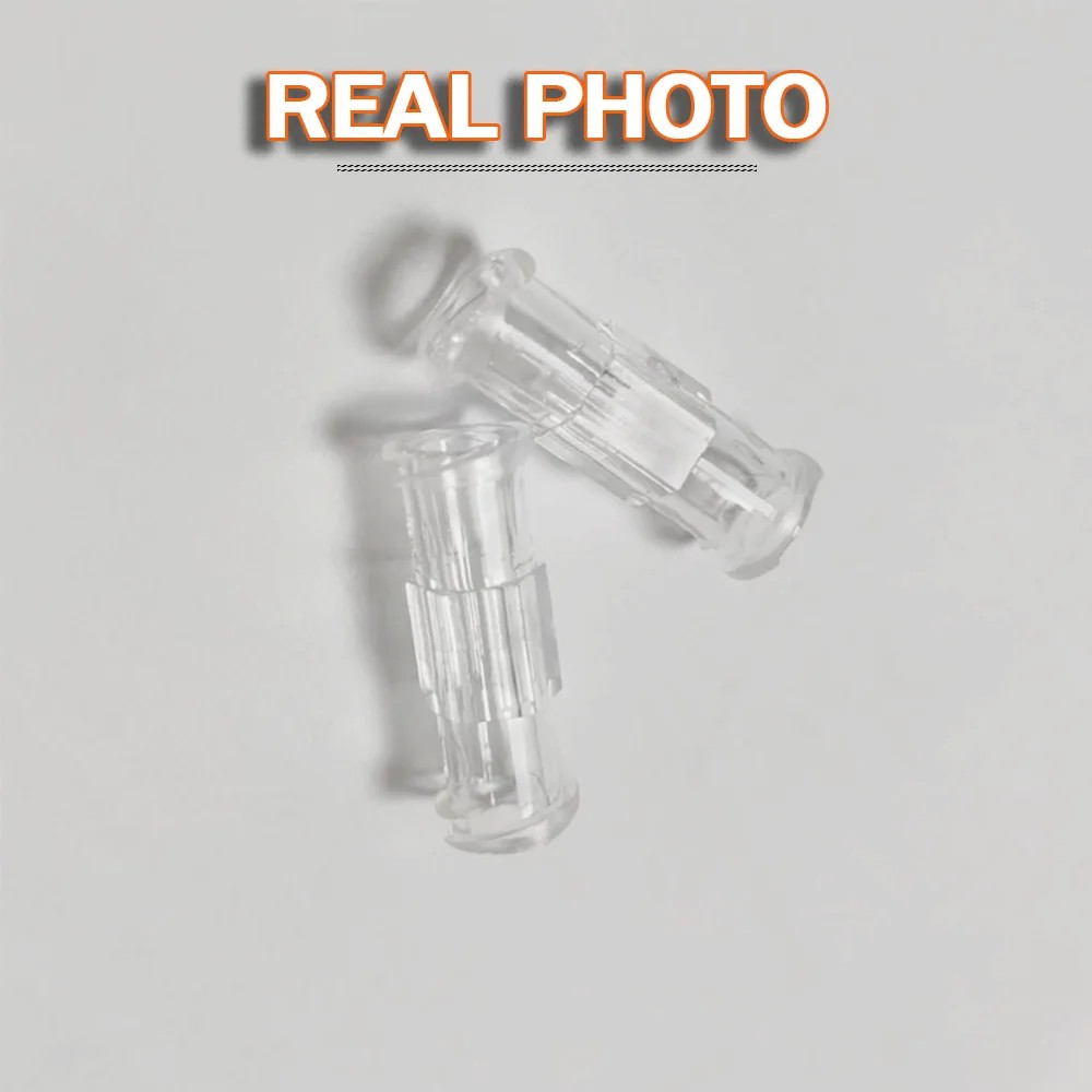 Factory Double Joints Coupler Syringe Connector Transparent Female to Female Luer Lock Sterile