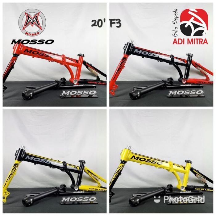 Mosso 20-F3 Frame Set Sepeda Lipat Folding Bike Disc Brake