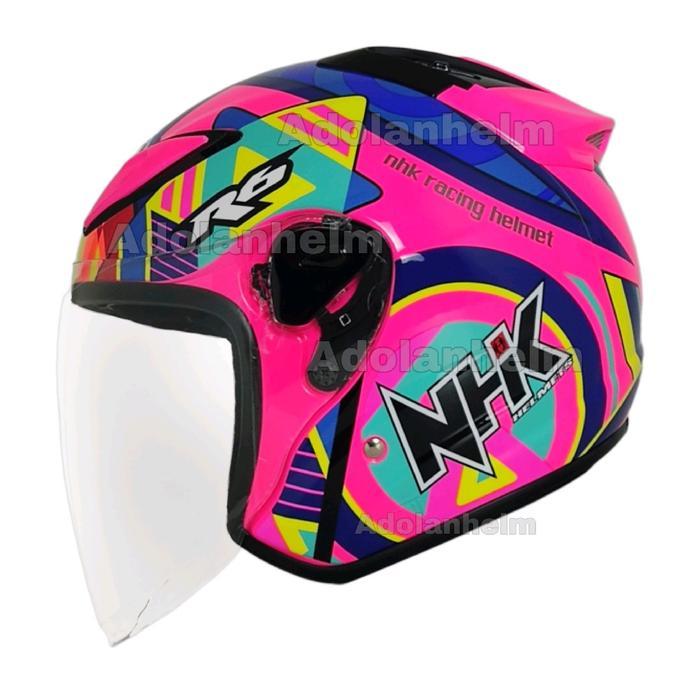 Helm Nhk R6 Motif Half Face Terbaik