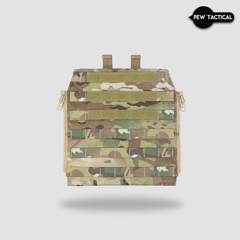 Tactical Molle Zip-On Panel For Pc Spc Avs Tactical Vest Molle Zipper Pack Pouch Bag