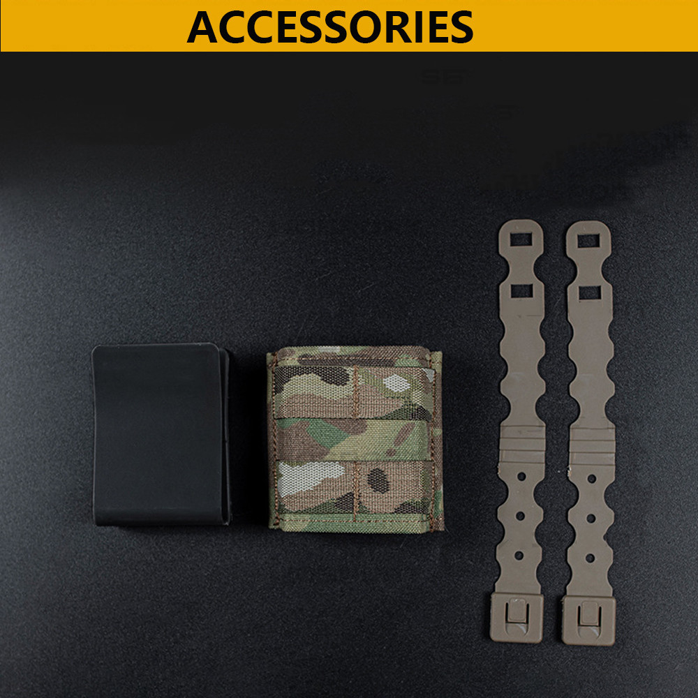 Tactical Single Mag Pouch 7.62 M4 Ar15 Molle System Camo Mag Pouches Airsoft Hunting Vest Belt