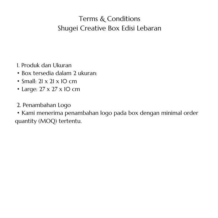 BOX HAMPERS LEBARAN / BOX HAMPERS / KOTAK KADO