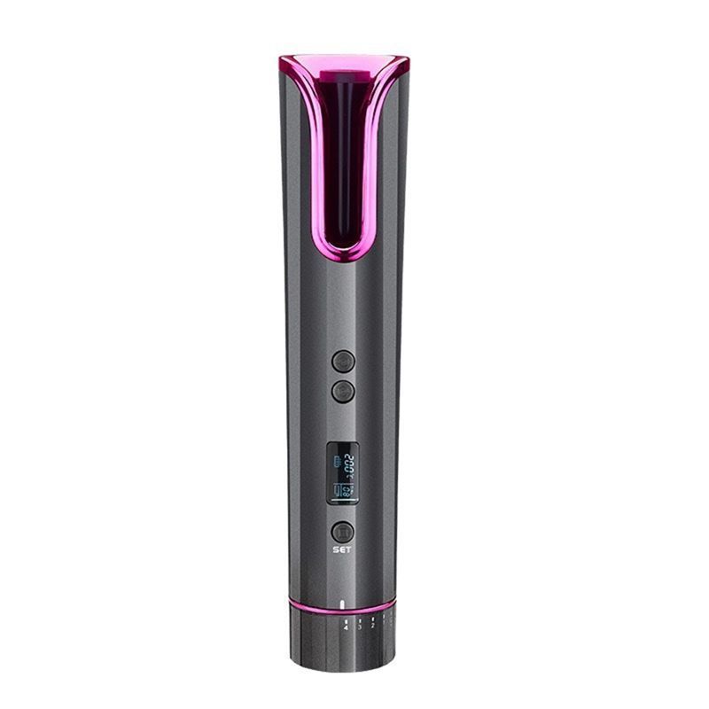 GRATEFULWireless Automatic Curling Iron 150-200 Curling Iron Adjustable Temperature USB Curling Iron
