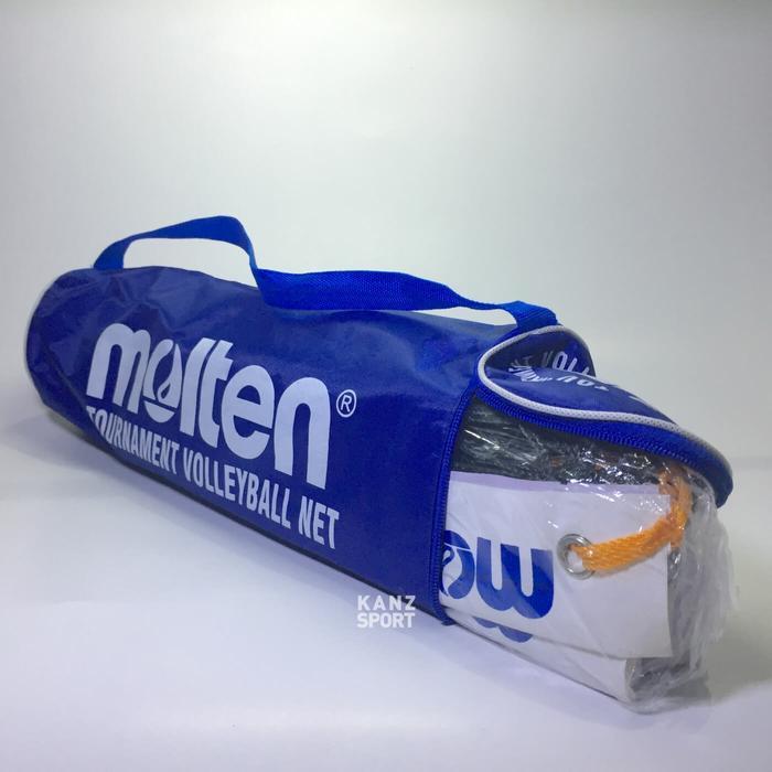 DISKON Molten Net Voli Volley Molten Seling Baja List Net Voli Turen Tali Baja Lebar 9,5 Meter