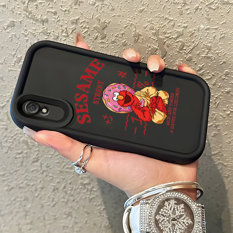 Casing Hp Untuk Xiaomi Redmi 9A Redmi 9i Redmi 9T Redmi 9 Power Case Monster Donat sketsa Kasing Ant