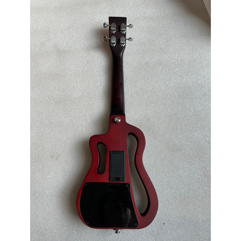 Factory Stock Electric Ukulele 23 Inch Beautiful Portable Travel Concert Solid Wood Ukulele Play