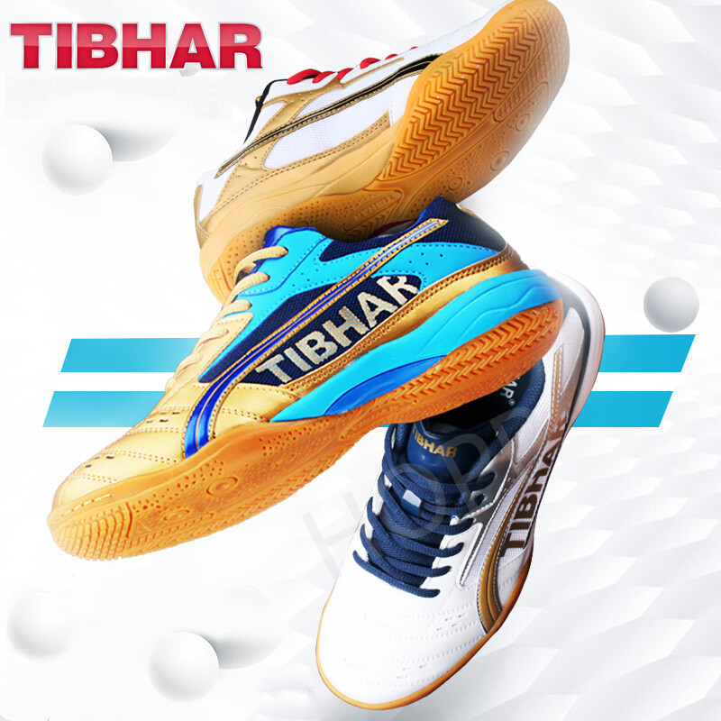 TIBHAR Table Tennis Shoes with Original box Lightweight comfortable wear-resistant professional ping