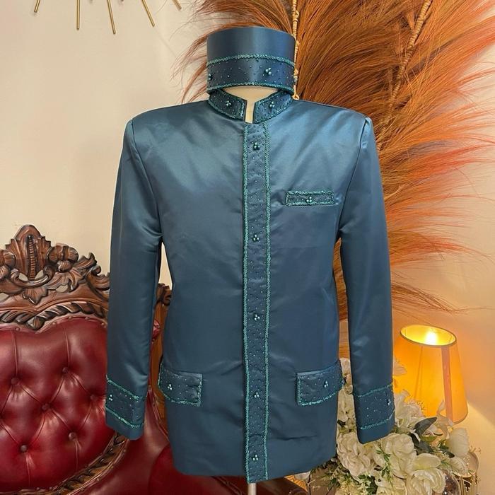 Beskap Bapak Besan Basofi Bapak Pengantin Polos Pria Beskap Among Polos Dewasa