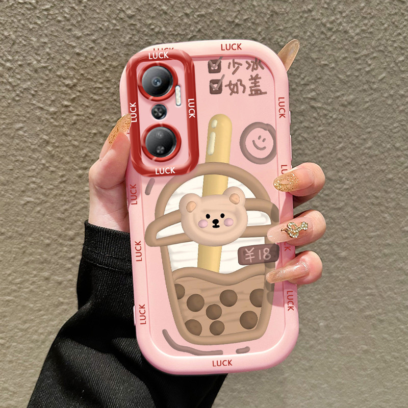 Casing Hp untuk Infinix Hot 20 Hot 20i Case Casing HP Softcase silikon Kasing lanyard pribadi penutu