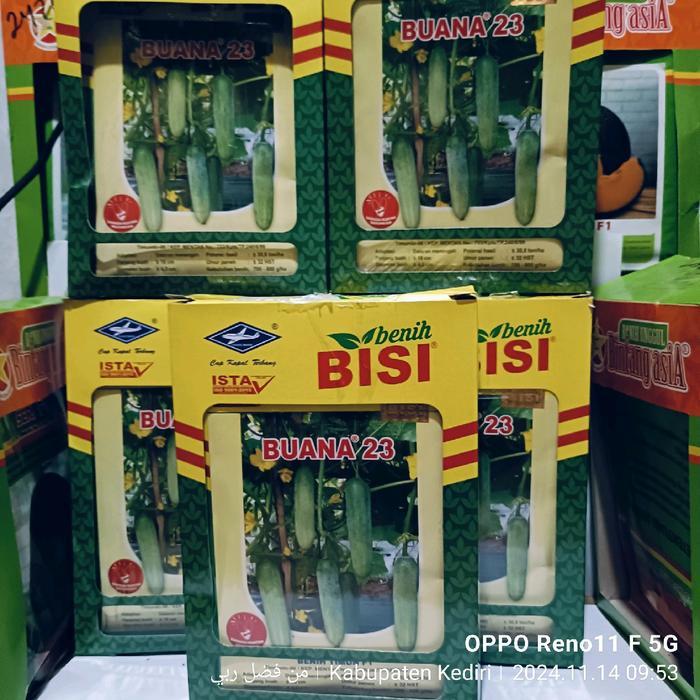 Benih timun Lalab BUANA 23.kemasan 20gr.