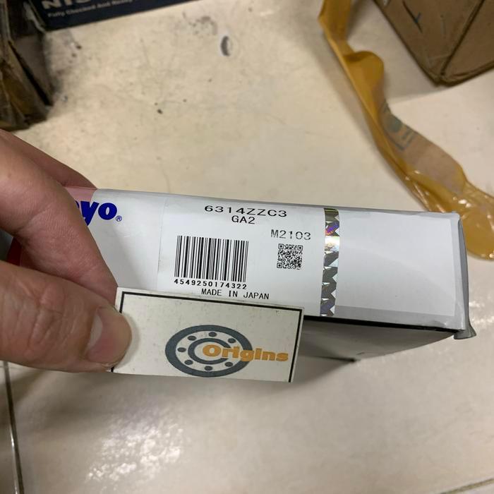 Bearing 6314 Zz C3 Koyo Japan 6314Zzc3