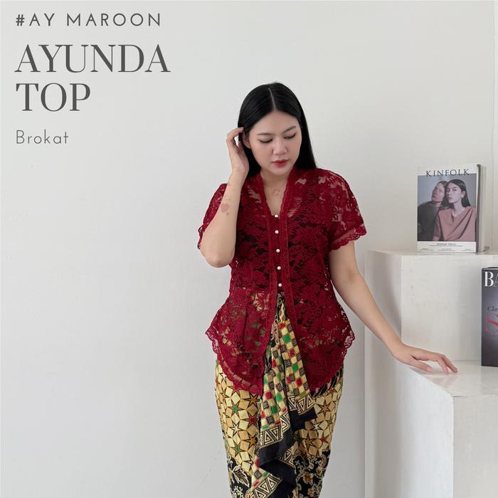 Ayunda Kebaya Modern Brokat Outer