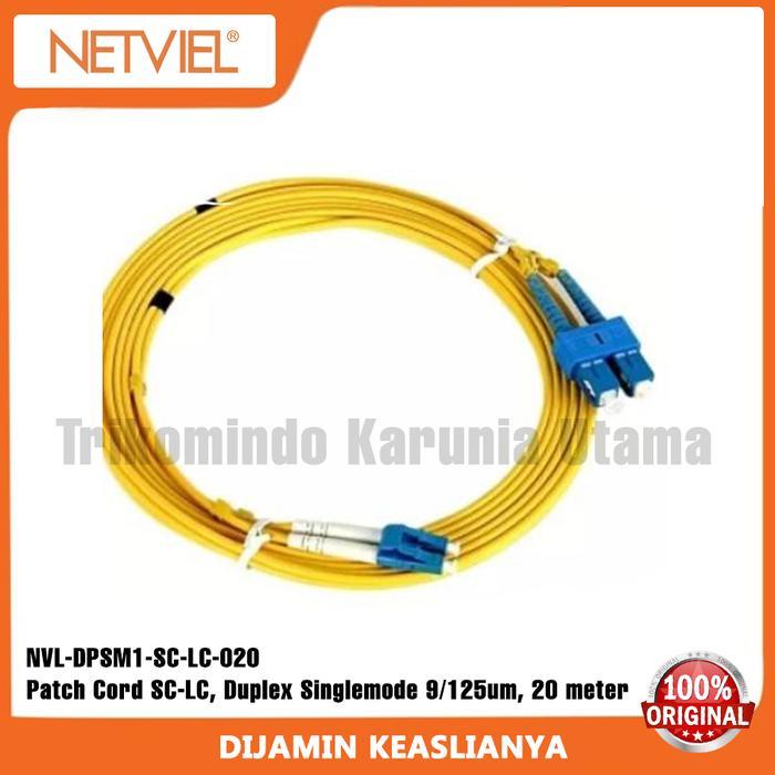 DISKON Netviel NVL-DPSM1-SC-LC-020 Patch Cord SC-LC, Duplex SM 9/125um, 20 m READY STOCK