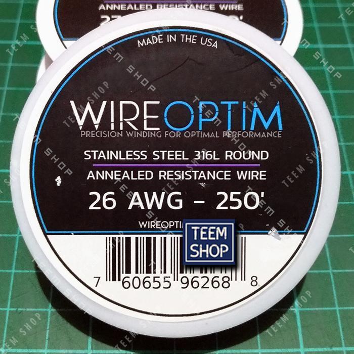 JTTOP" WIREOPTIM SS316L 26 AWG WIRE OPTIM SS 316L - METERAN
