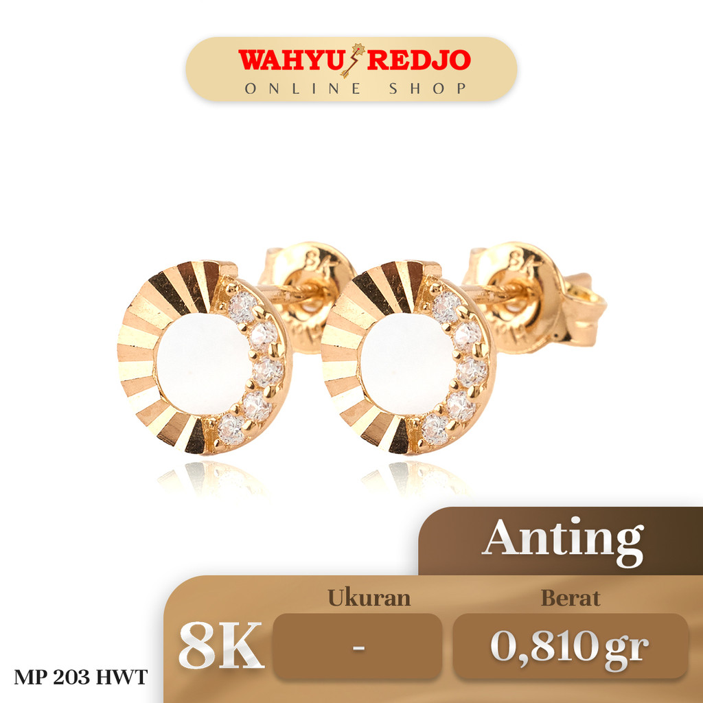 Anting Emas HW Kadar 8K Wahyu Redjo AN-8K 30588322PMR