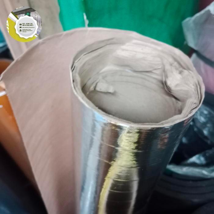 ALUMUNIUM FOIL ATAP ROLL DOUBLE BENANG / DOUBLE SIDE DUA SISI