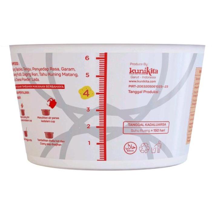 "New" Ciomy Cuanki Rasa Ayam Pedas (Cup Reguler) Makanan Instan