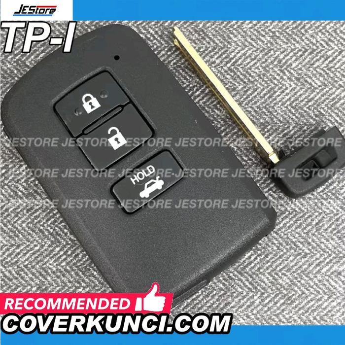 Casing Harrier Rumah Kunci Harrier Toyota 3Btn Tp-I Blk Harrier Keyless Smartkey
