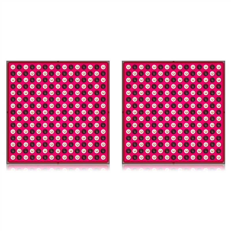 PROMO A19F-2X EU Plug,220V Red-Light-Therapy-Device - 45W LED Panel Deep 660Nm And Near-Infrared 850
