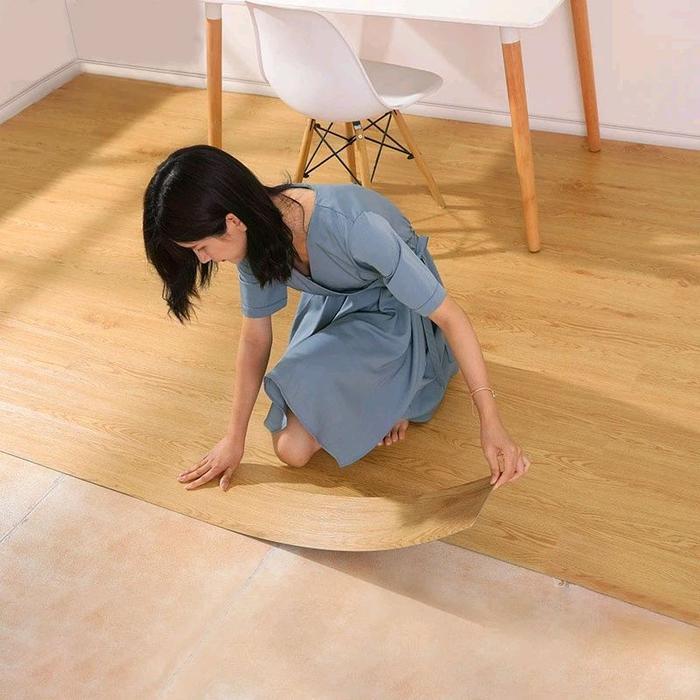 Vinyl Lantai - Wallpaper Lantai / Sticker Lantai Vinyl Vynil Kayu Premium Tebal 2 MM Kota Makassar